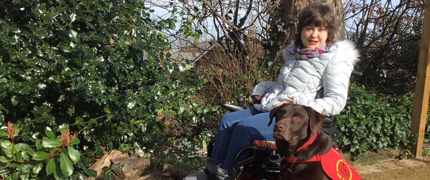 Client and her dog Client and her dog