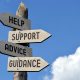 Signpost to help, support, advice, guidance