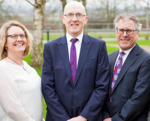 Barratts partners in garden Nottingham office